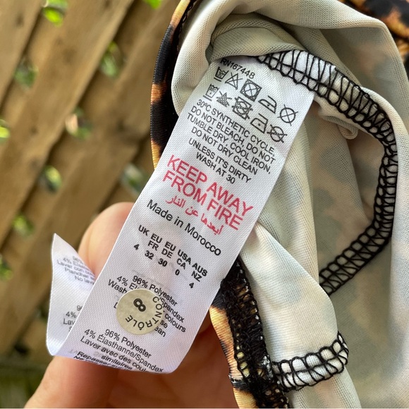 Nasty Gal NWT Leopard Print Ruffle Mini Skirt - Picture 5 of 6